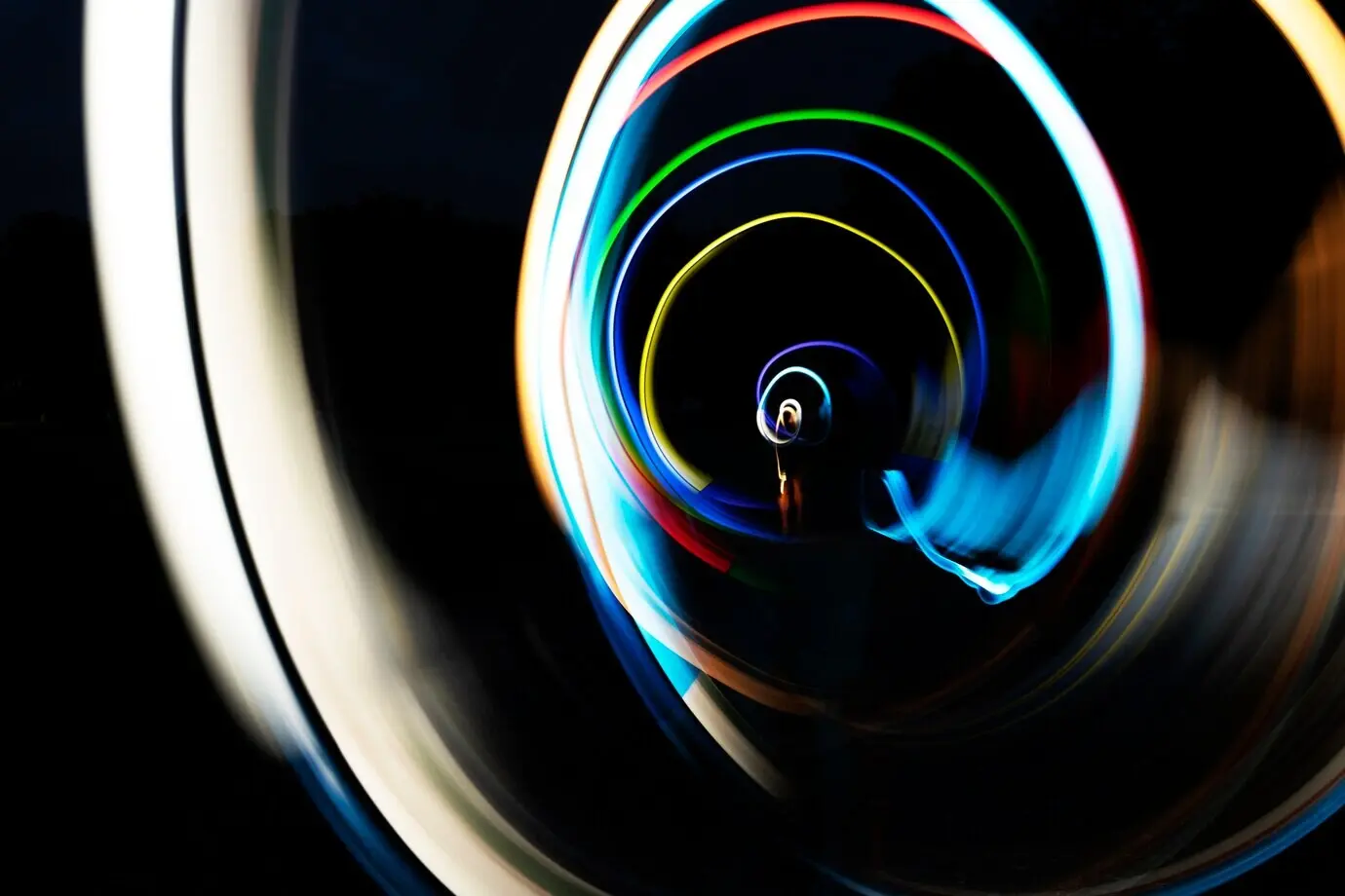 Hintergrund mit dynamischer Lichtmalerei